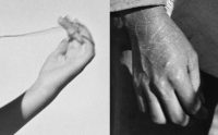 Image: Sam Contis, [Beating Time, Movement of the Hand (After Lange)] (detail), 2020. Courtesy the artist.