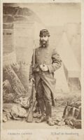 Charles Jacotin, No title (Soldier in uniform), carte-de-visite, 1890s © National Gallery of Victoria, Melbourne. Gift of John McPhee, 1994. This digital record has been made available on NGV Collection Online through the generous support of the Bowness Family Foundation.