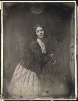 Lola Montez, ca 1850. Daguerreotype. 21.6 x 16.5 cm (8 1/2 x 6 1/2 in.) Albert Sands Southworth & Josiah Johnson Hawes.