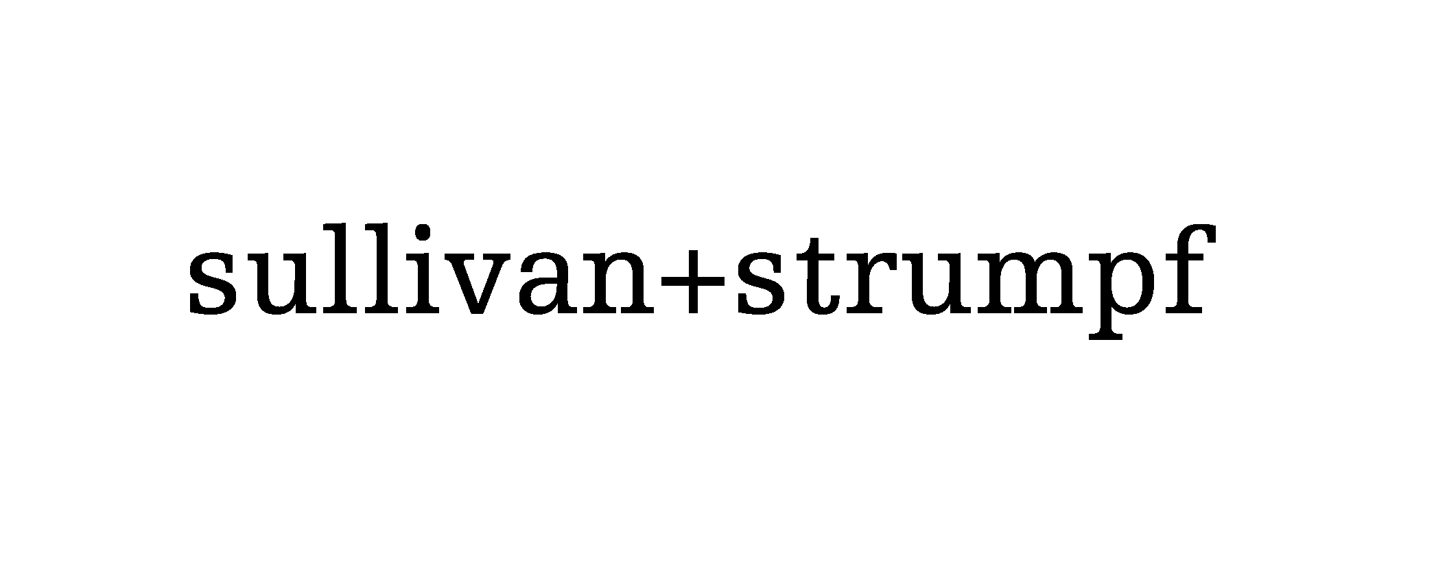 Sullivan Strumpf Logo High Quality_BLACK